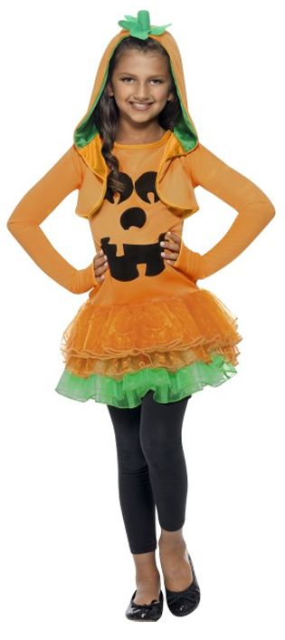 Girl's Pumpkin Tutu Dress