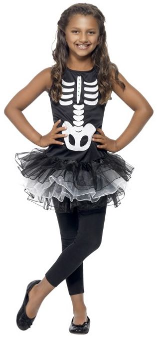 Children's Skeleton Tutu Dress