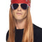 90's Rocker Fancy Dress Kit - Wig, Bandana and Sunglasses