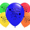 Add Your Name and Age Personalised Balloons- Pack of 50- Multi Birthday
