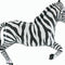 Zebra Foil Balloon 43