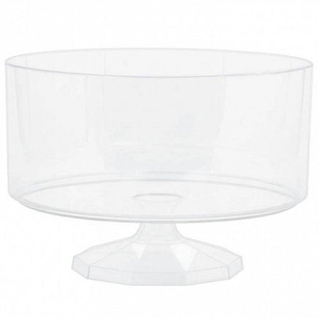 Clear Plastic Trifle Bowl - 19cm