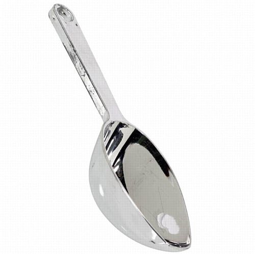 Silver Candy Buffet Plastic Scoop - 16.5cm