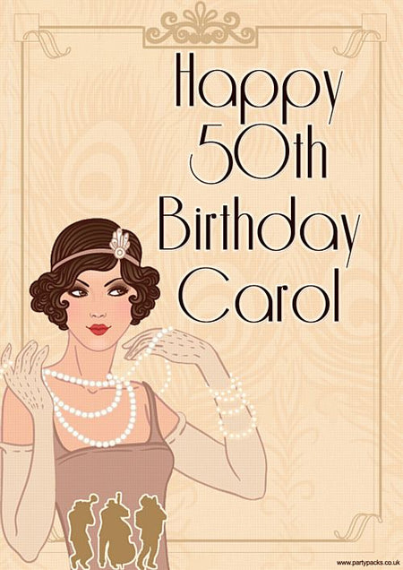 1920's Personalised Poster- A3