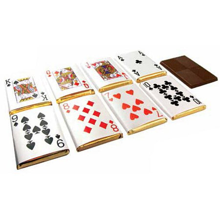 Playing Cards Chocolate - 5.5cm - 8.5g - Each