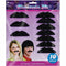 70s Disco Black Moustaches- Pack 10