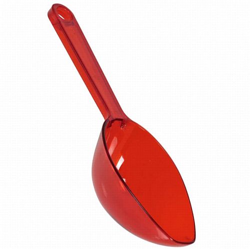 Apple Red Candy Buffet Plastic Scoop - 16.5cm