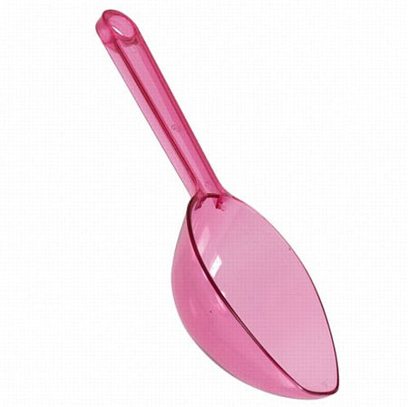 Bright Pink Candy Buffet Plastic Scoop - 16.5cm