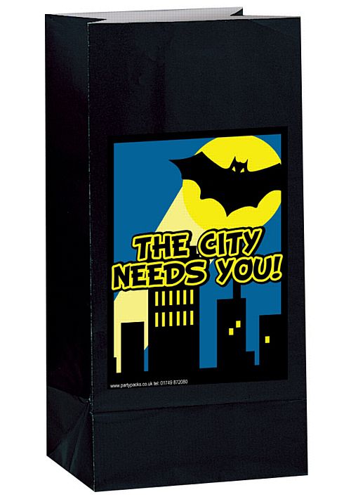 Bat Hero Party Bag Kit - Pack of 12