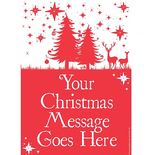 Wonderful Christmas Personalised Poster- A3