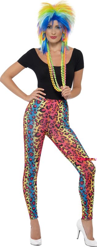 Neon Leopard Print Leggings