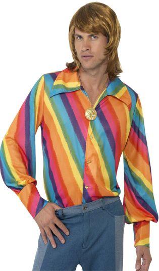1970's Rainbow Colour Shirt