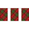 Red Tartan Flag Interior Bunting - 2.4m