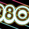 80'S Techno Themed Banner- 1.2m