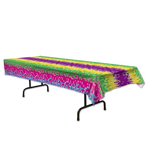 8-Bit Plastic Tablecloth - 2.74m