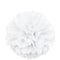 White Pom Pom Tissue Value Decoration - 40cm
