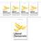 Liberal Democrats Flag Interior Bunting - 2.4m