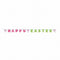 Happy Easter Glitter Letter Ribbon Banner
