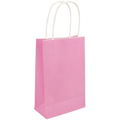 Light Pink Paper Party Bags - 21cm - Each