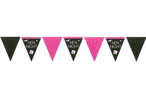 Hen Night Bunting- 3.7m