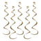 Leopard Print Whirls - 61cm - Pack of 5