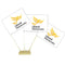 Liberal Democrat Paper Table Flags - 15cm on 30cm Pole - Each