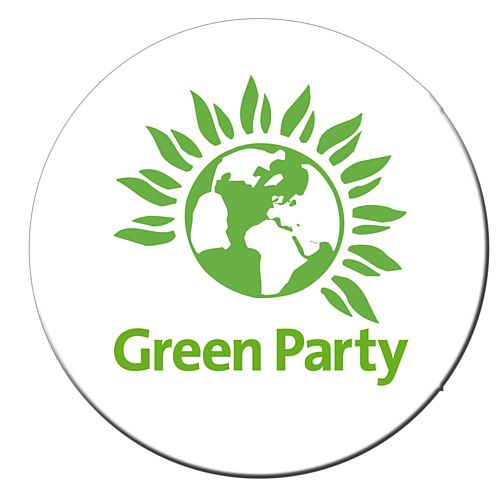 Green Party Badge- 58mm- Each