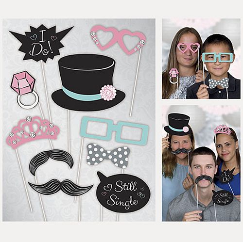 Wedding Photo Props - 30cm - Set of 10 – Party Packs