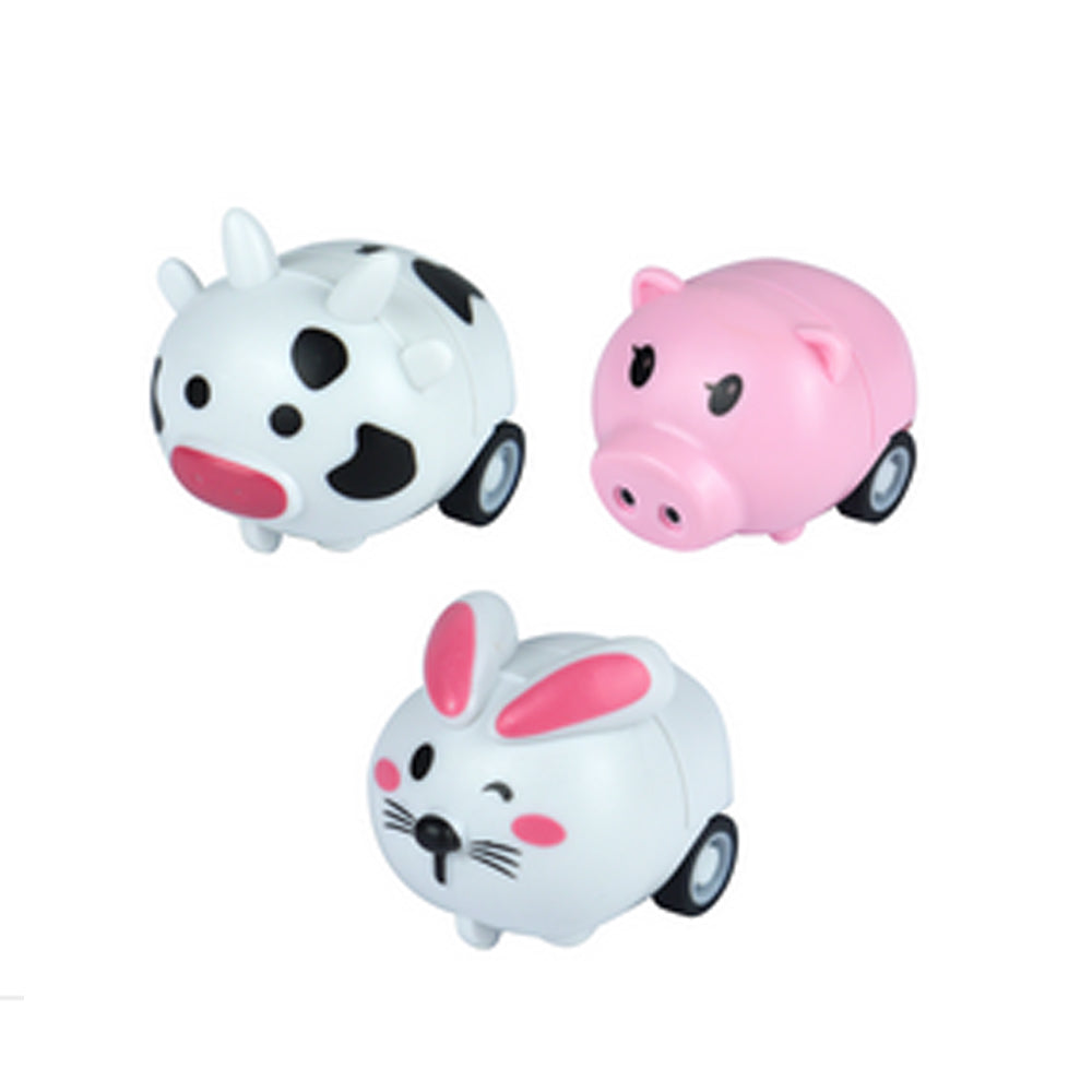 Pull Back Farm Animals - 3 Assorted Designs - Each – Party Packs