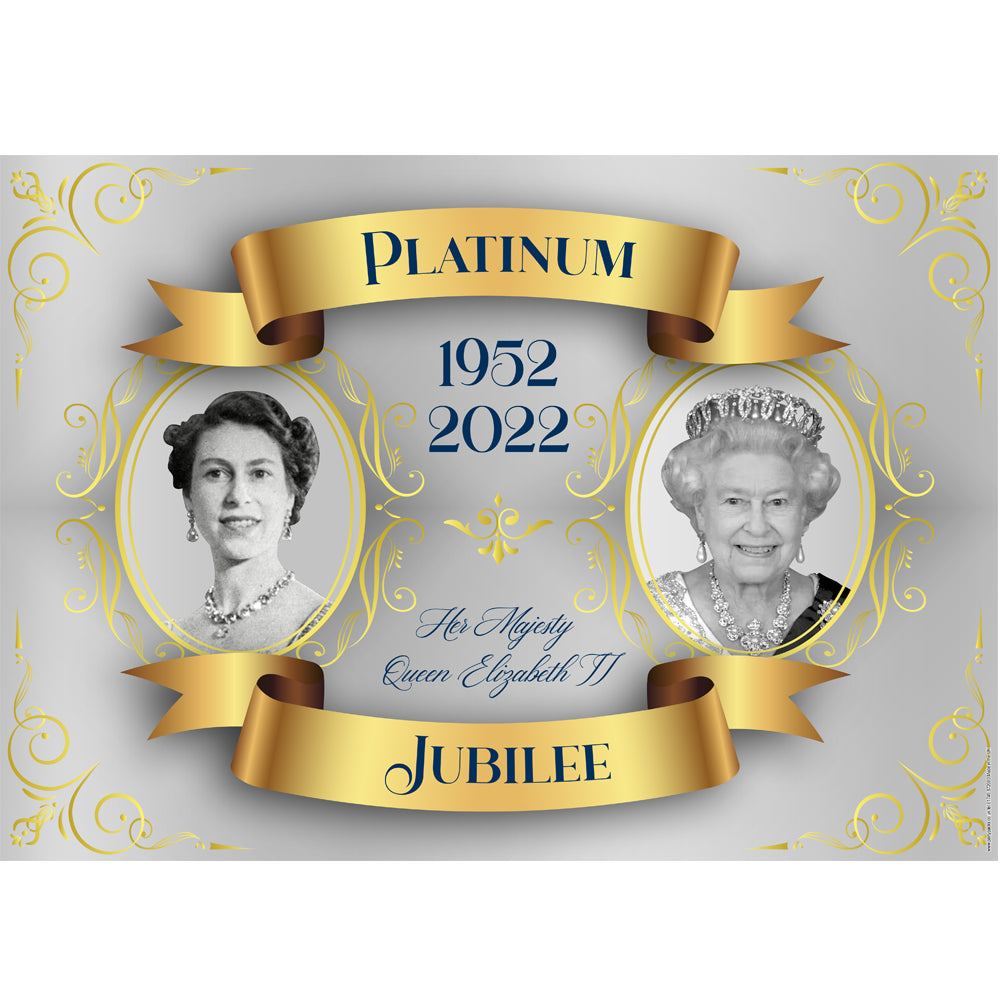 The Queen's Jubilee Commemorative Poster - A3