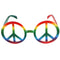 Rainbow Peace Sign Glasses