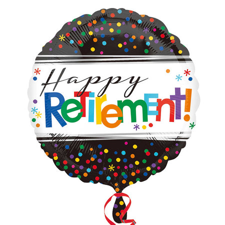 'Happy Retirement!' Foil Balloon - 18