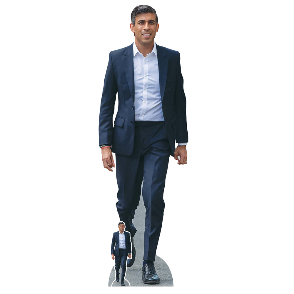 Rishi Sunak Lifesize Cardboard Cutout with Small Cutout - 1.72m