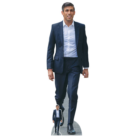 Rishi Sunak Lifesize Cardboard Cutout with Small Cutout - 1.72m