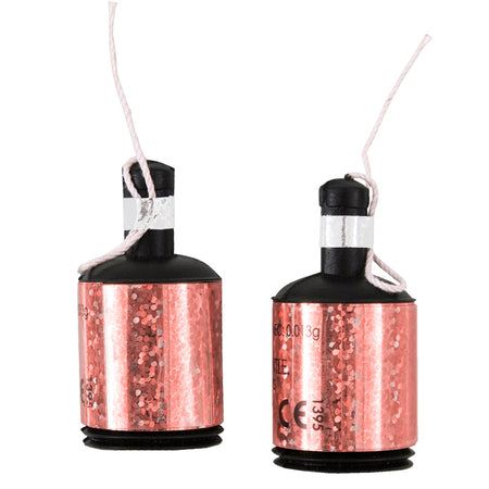 Rose Gold Party Poppers - Pack of 20