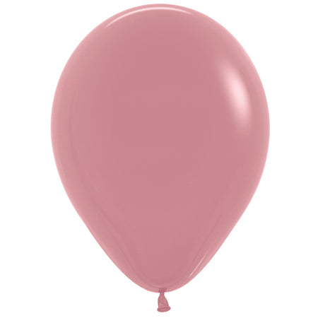 Rosewood Pink Latex Balloons - 12