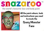 Scary Monster Face Painting Guide