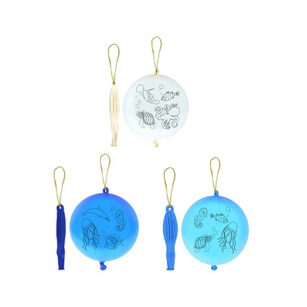 Sea Life Punch Balloons - Assorted Colours - Each