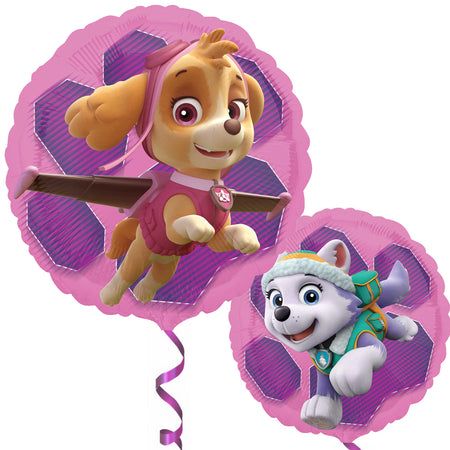 Paw Patrol Skye and Everest Double Sided Foil Balloon - 18