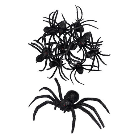 Scary Spiders - 8cm - Pack of 9
