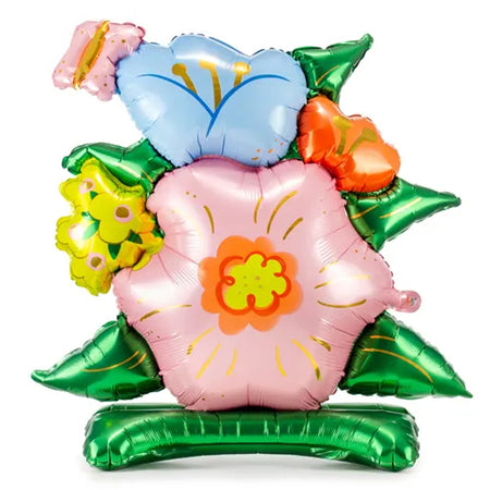 Air Fill Standing Flower Foil Balloon - 34