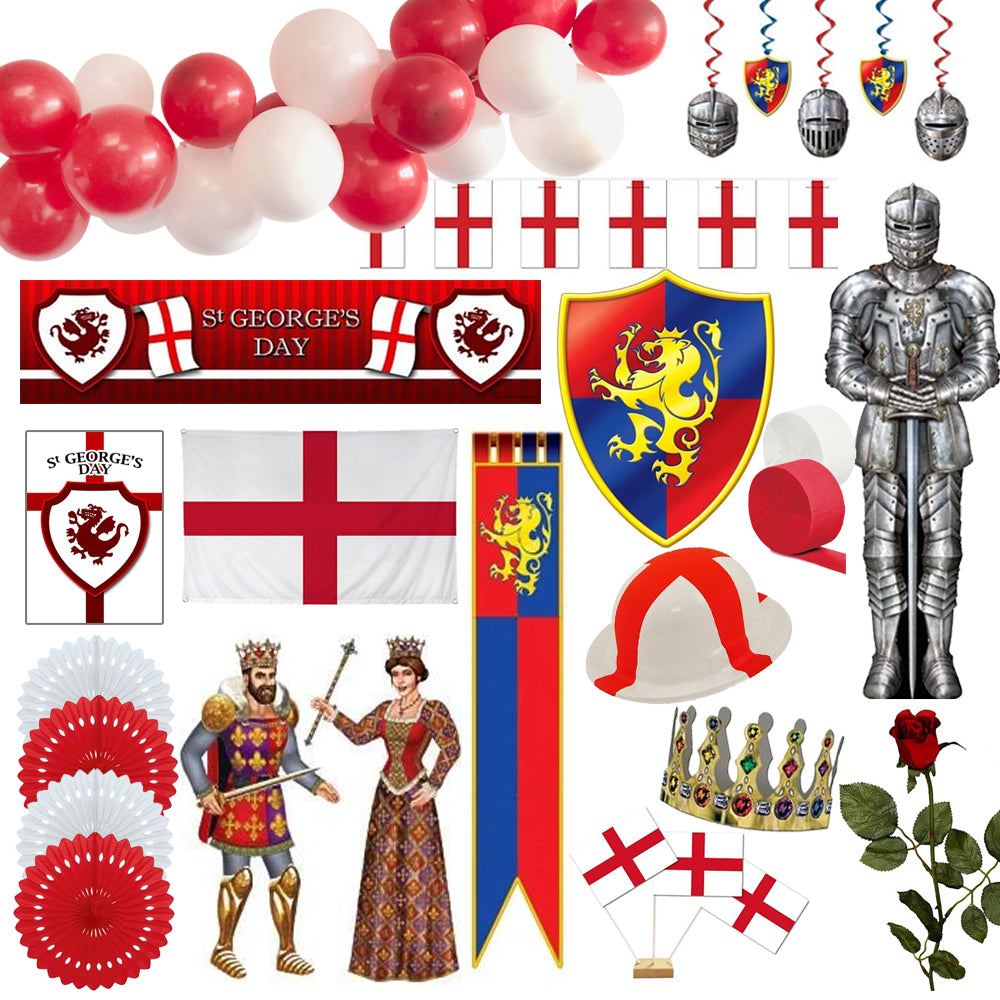 Large St. George's Day Decoration & Novelties Party Pack
