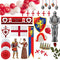 Large St. George's Day Decoration & Novelties Party Pack