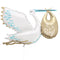 It's a Boy Giant Stork Foil Balloon - 62