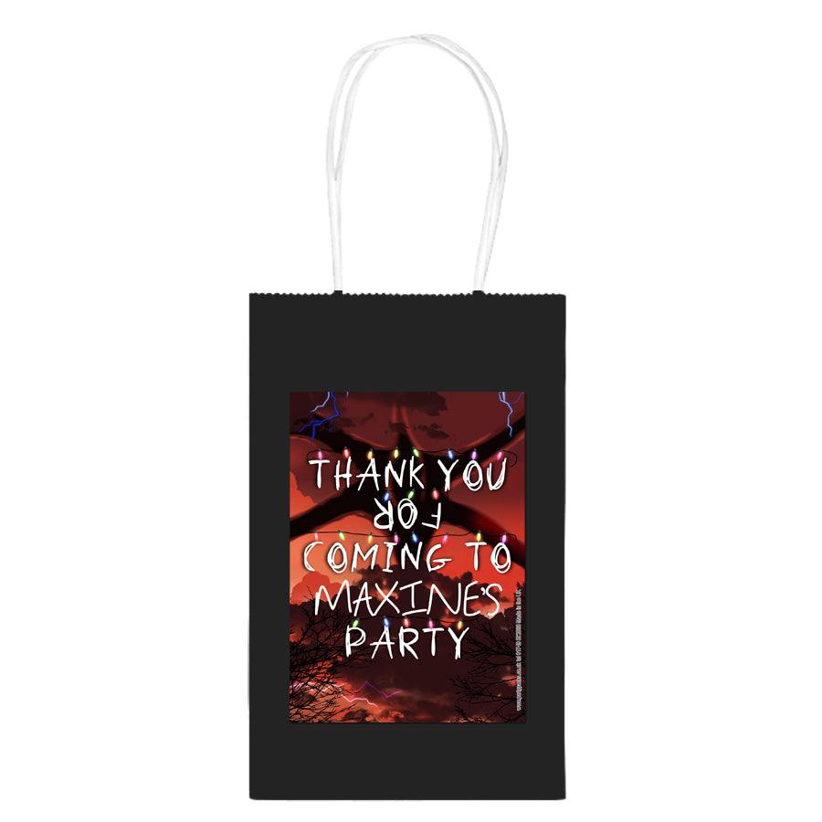 Personalised The Upside Down Paper Party Bags - Pack of 12