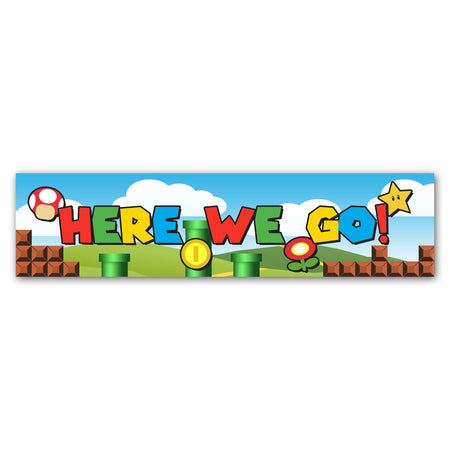 Super Plumber Bros Banner - 1.2m