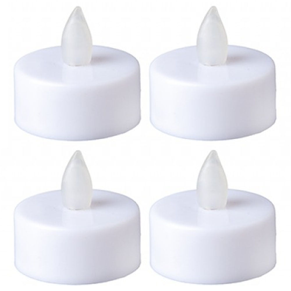 White LED Tea Lights - Pack of 4