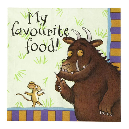 The Gruffalo Tableware Party Napkins - Pack of 16