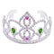 Silver Tiara with Jewel Detail (12cm x 8cm)