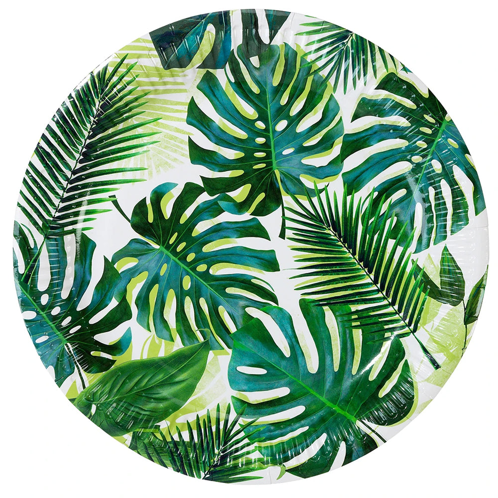 Tropical Fiesta Paper Plates - 23cm - Pack of 8